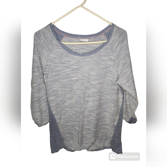 Columbia Womens Blue French Terry Sweatshirt Long Sleeve Size XL - Picture 1 of 3